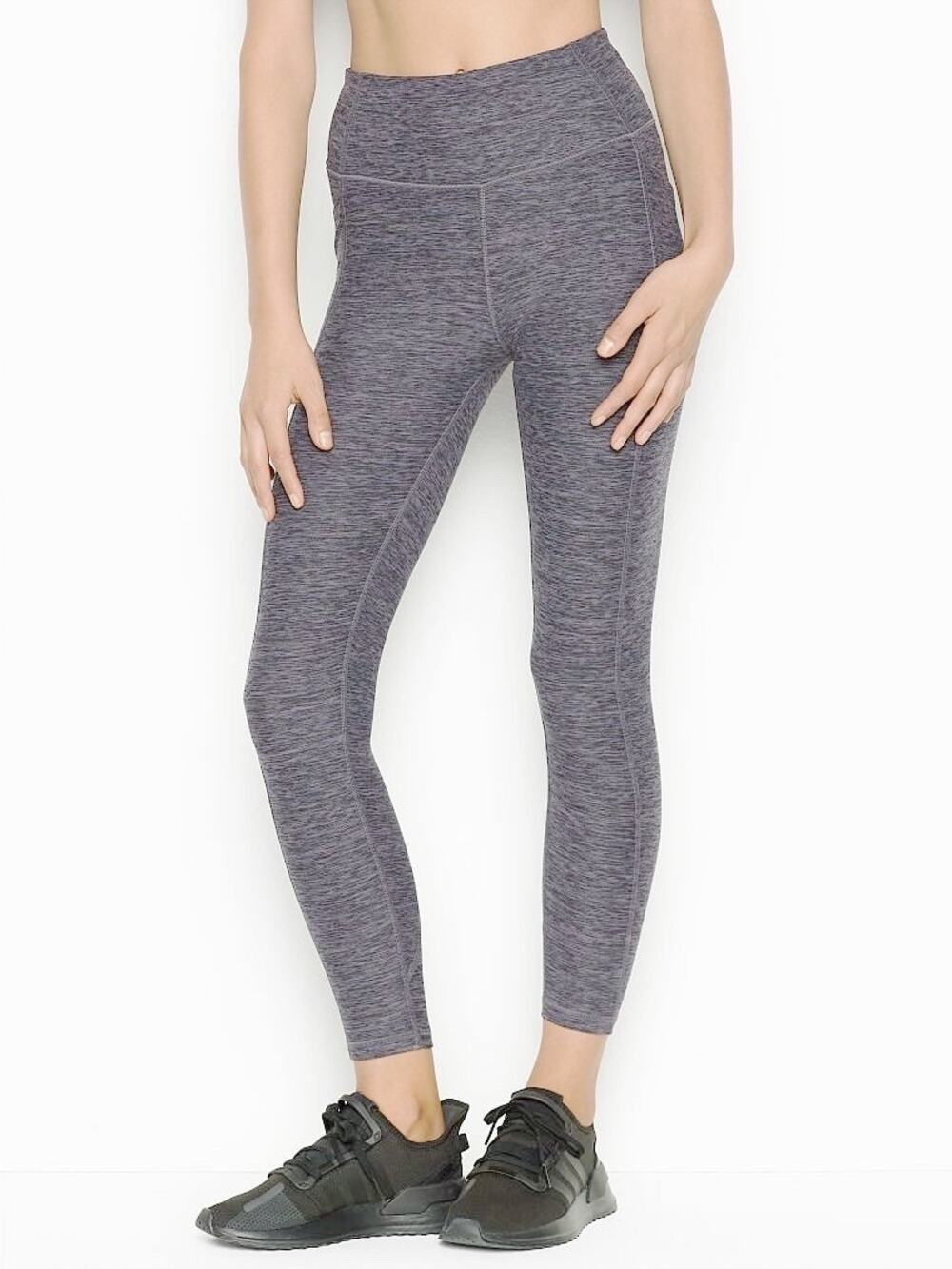 Victoria’s Secret M Essential Pocket Legging 7/8 Heather Gray High Rise Stretch